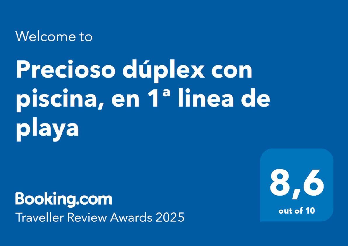 Precioso Duplex Con Piscina, En 1ª Linea De Playa Puerto de Mazarrón Exterior foto